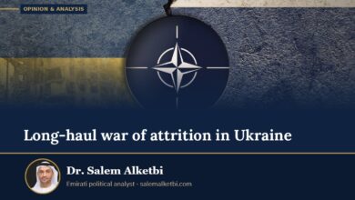 Long-haul war of attrition in Ukraine – Dr. Salem Alketbi
