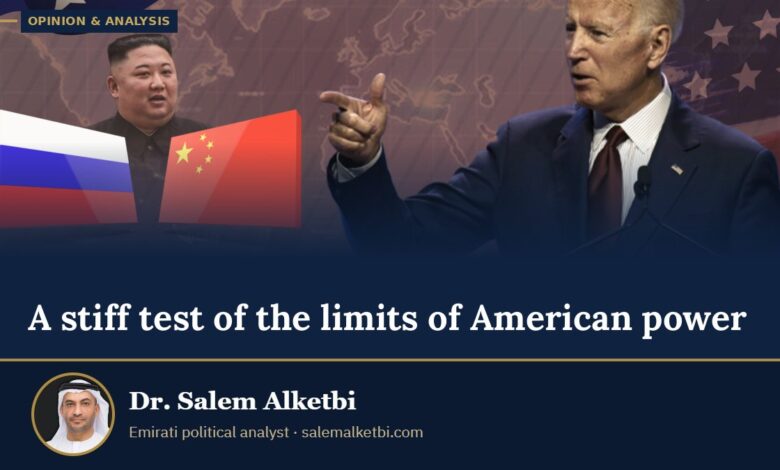 A stiff test of the limits of American power – Dr. Salem Alketbi