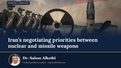 Iran’s negotiating priorities between nuclear and missile weapons – Dr. Salem Alketbi