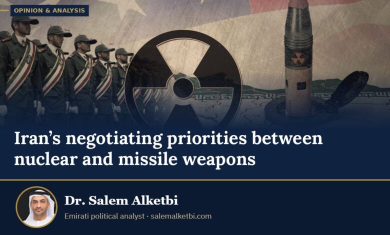 Iran’s negotiating priorities between nuclear and missile weapons – Dr. Salem Alketbi