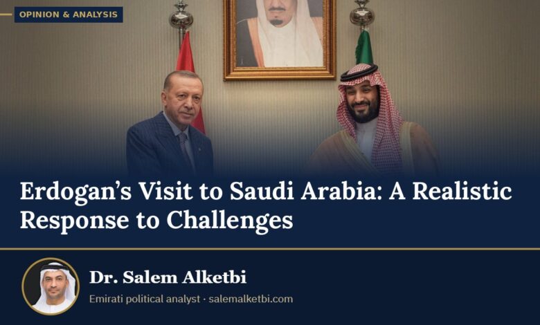 Erdogan’s Visit to Saudi Arabia: A Realistic Response to Challenges – Dr. Salem Alketbi