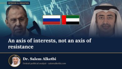 An axis of interests, not an axis of resistance – Dr. Salem Alketbi