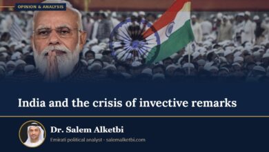 India and the crisis of invective remarks – Dr. Salem Alketbi