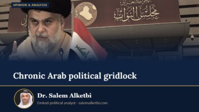 Chronic Arab political gridlock – Dr. Salem Alketbi