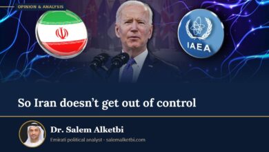 So Iran doesn’t get out of control – Dr. Salem Alketbi