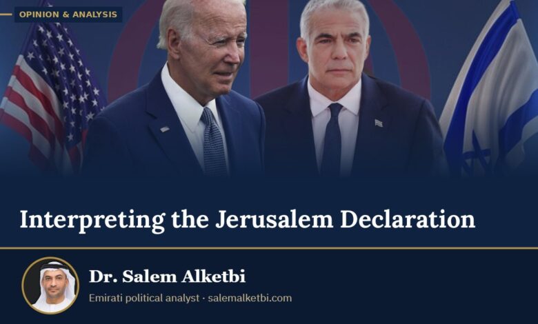 Interpreting the Jerusalem Declaration – Dr. Salem Alketbi
