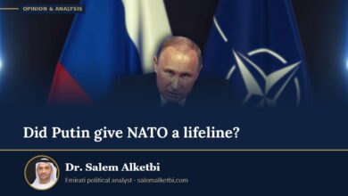 Did Putin give NATO a lifeline? – Dr. Salem Alketbi
