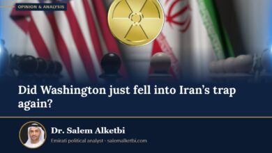 Did Washington just fell into Iran’s trap again? – Dr. Salem Alketbi