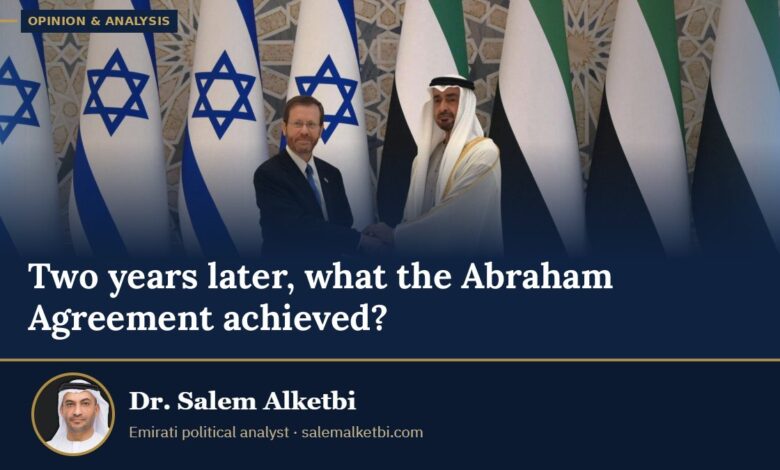 Two years later, what the Abraham Agreement achieved? – Dr. Salem Alketbi