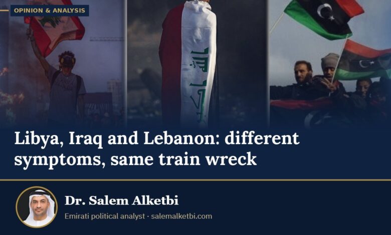 Libya, Iraq and Lebanon: different symptoms, same train wreck – Dr. Salem Alketbi