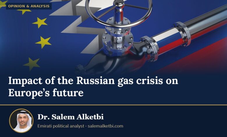 Impact of the Russian gas crisis on Europe’s future – Dr. Salem Alketbi