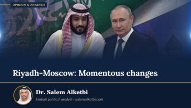 Riyadh-Moscow: Momentous changes – Dr. Salem Alketbi