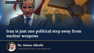 Iran is just one political step away from nuclear weapons – Dr. Salem Alketbi