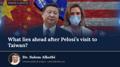 What lies ahead after Pelosi’s visit to Taiwan? – Dr. Salem Alketbi