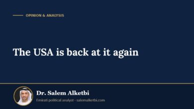 The USA is back at it again – Dr. Salem Alketbi