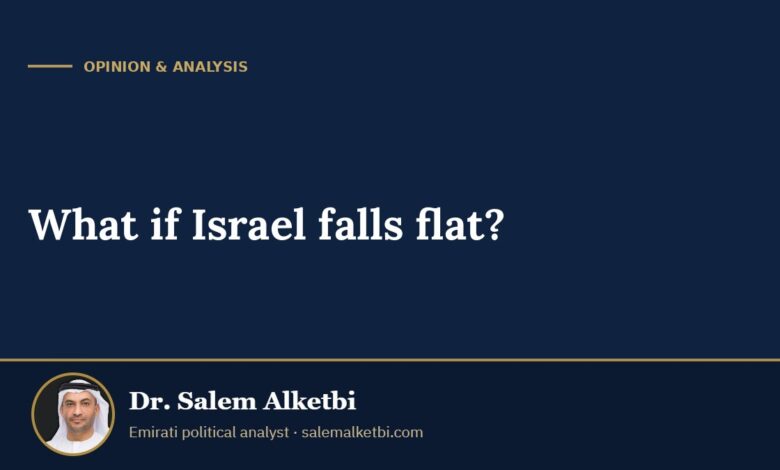 What if Israel falls flat? – Dr. Salem Alketbi