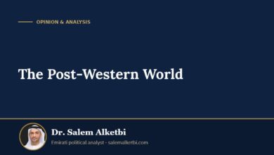 The Post-Western World – Dr. Salem Alketbi