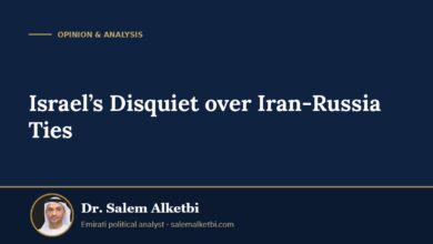 Israel’s Disquiet over Iran-Russia Ties – Dr. Salem Alketbi