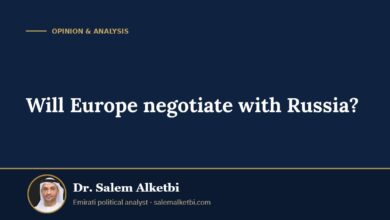 Will Europe negotiate with Russia? – Dr. Salem Alketbi