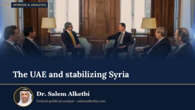 The UAE and stabilizing Syria – Dr. Salem Alketbi