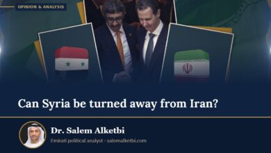Can Syria be turned away from Iran? – Dr. Salem Alketbi