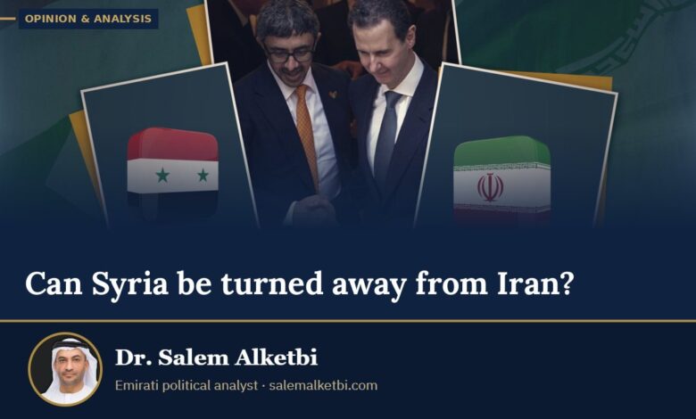 Can Syria be turned away from Iran? – Dr. Salem Alketbi