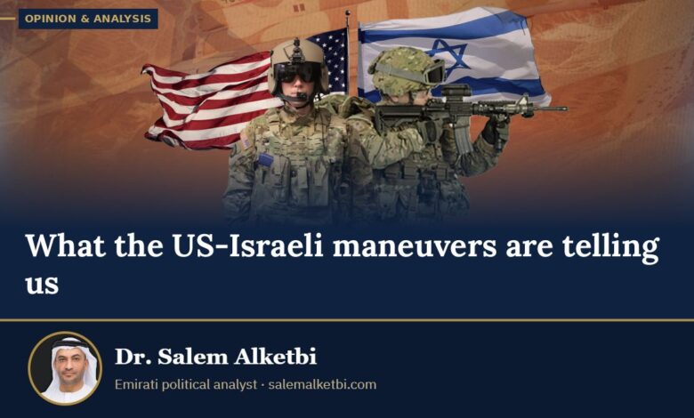 What the US-Israeli maneuvers are telling us – Dr. Salem Alketbi