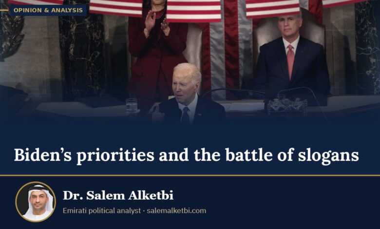 Biden’s priorities and the battle of slogans – Dr. Salem Alketbi