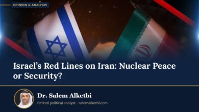 Israel’s Red Lines on Iran: Nuclear Peace or Security? – Dr. Salem Alketbi