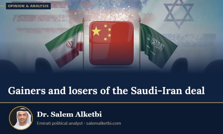 Gainers and losers of the Saudi-Iran deal – Dr. Salem Alketbi