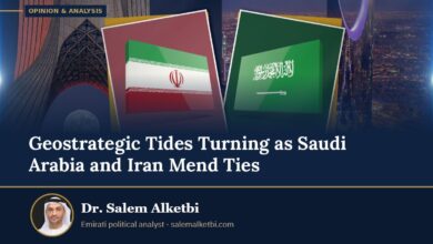 Geostrategic Tides Turning as Saudi Arabia and Iran Mend Ties – Dr. Salem Alketbi