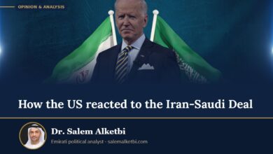 How the US reacted to the Iran-Saudi Deal – Dr. Salem Alketbi
