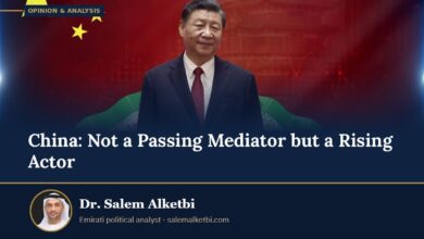 China: Not a Passing Mediator but a Rising Actor – Dr. Salem Alketbi