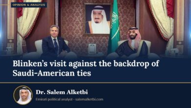 Blinken’s visit against the backdrop of Saudi-American ties – Dr. Salem Alketbi