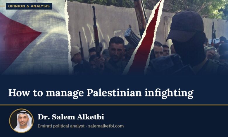 How to manage Palestinian infighting – Dr. Salem Alketbi