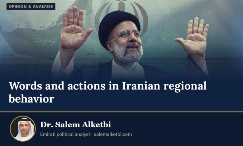 Words and actions in Iranian regional behavior – Dr. Salem Alketbi