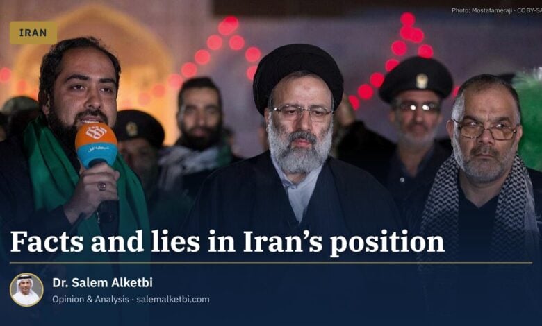 Facts and lies in Iran’s position