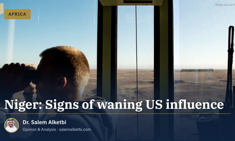 Niger: Signs of waning US influence