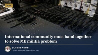 International community must band together to solve ME militia problem