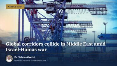 Global corridors collide in Middle East amid Israel-Hamas war