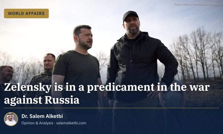 Zelensky is in a predicament in the war against Russia