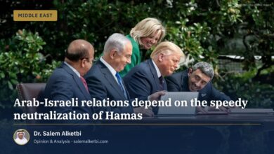 Arab-Israeli relations depend on the speedy neutralization of Hamas