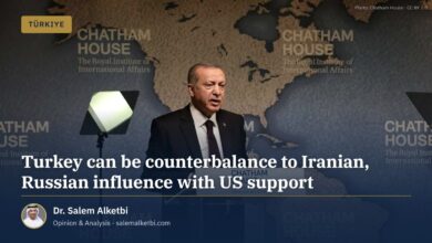 Turkey can be counterbalance to Iranian, Russian influence with US support