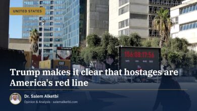 Trump makes it clear that hostages are America's red line