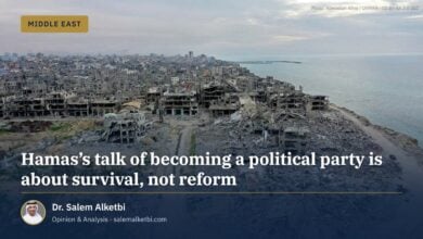 Hamas’s talk of becoming a political party is about survival, not reform