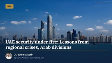 UAE security under fire: Lessons from regional crises, Arab divisions