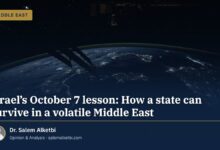 Israel’s October 7 lesson: How a state can survive in a volatile Middle East – Dr. Salem Alketbi