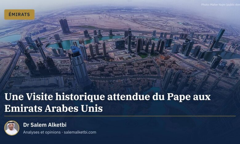 Une Visite historique attendue du Pape aux Emirats Arabes Unis – Dr Salem Alketbi