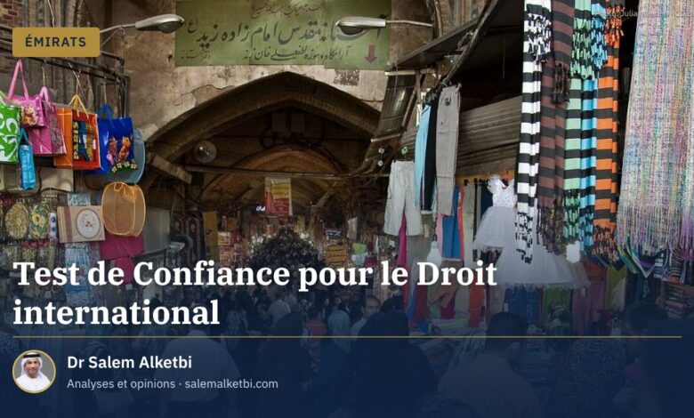 Test de Confiance pour le Droit international