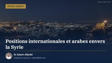 Positions internationales et arabes envers la Syrie – Dr Salem Alketbi